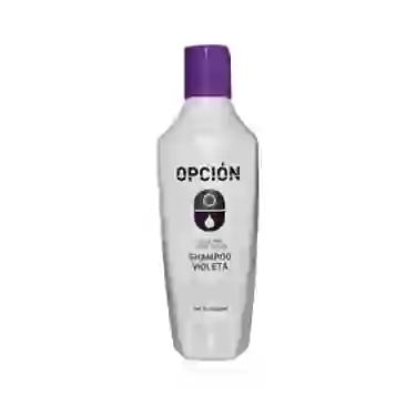 Opción, shampoo violeta, 225 cms3